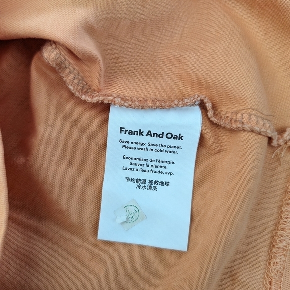 FRANK and Oak orange tank top - Picture 4 of 7